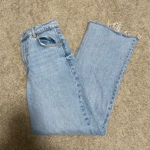 zara wide leg jeans